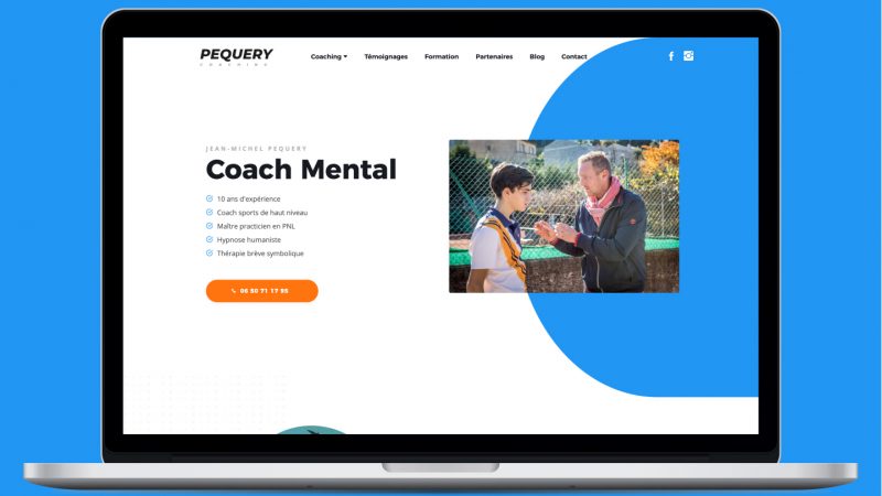 Création site internet Pequery Coaching